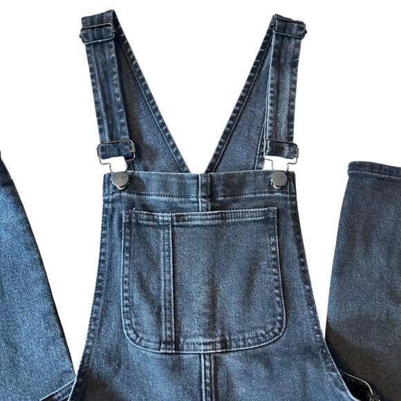 Madewell Black Boho Grunge Festival Denim Overalls XXS - Picture 2 of 8